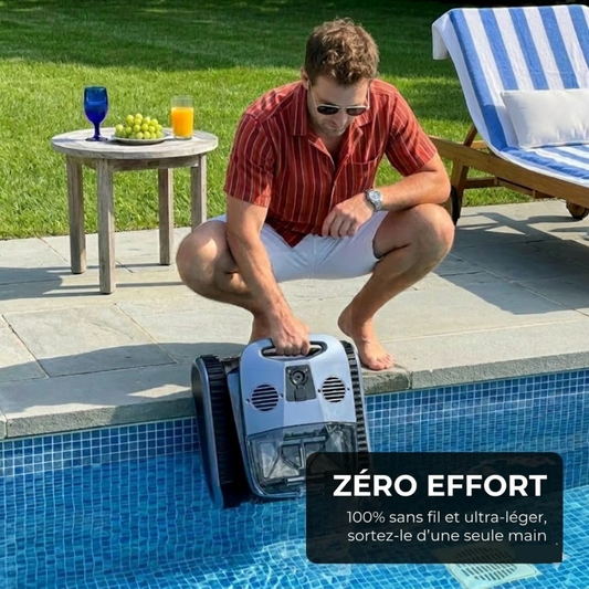 Robot Pulitore Piscina Sonar IA