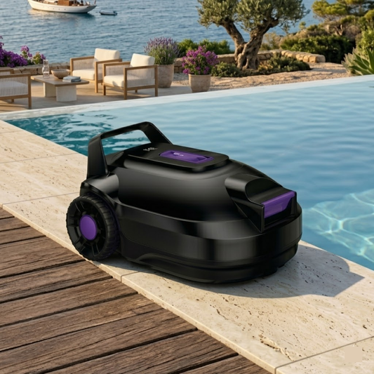 Robot per Piscina Senza Filo Doppio Motore