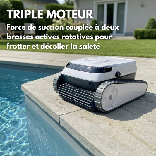 Robot per Piscina Triplo Motore